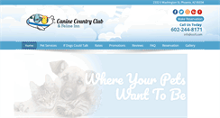 Desktop Screenshot of caninecountryclubaz.com